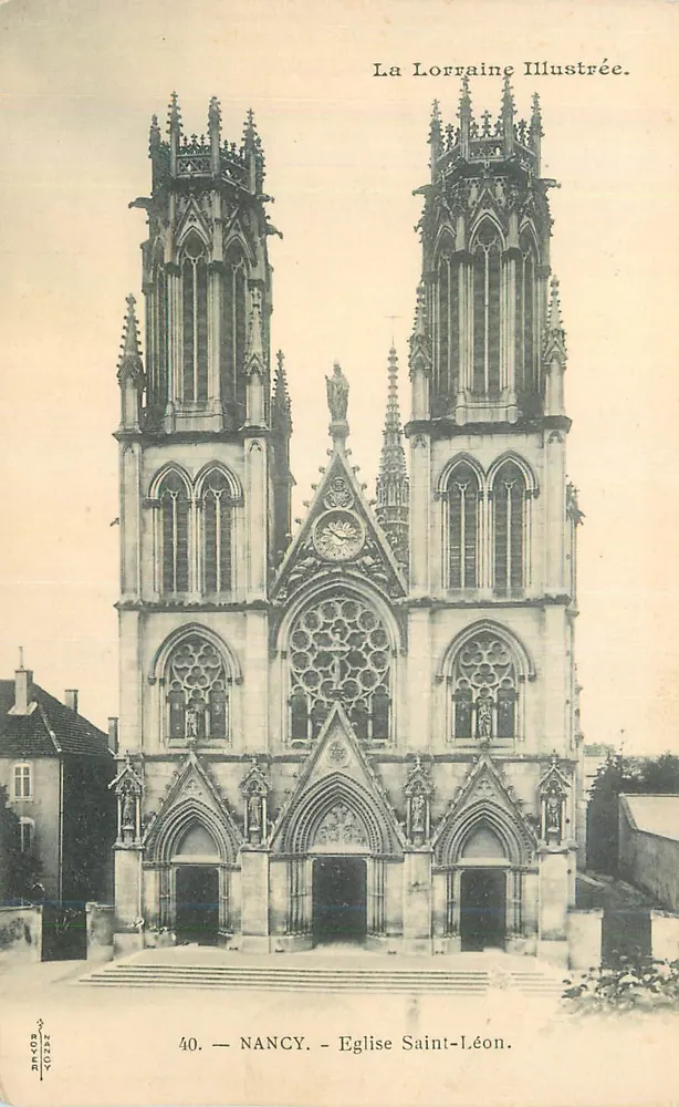 NANCY — Chiesa di San Leone — La Lorraine Illustrée, n°40 - Recto
