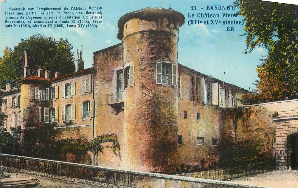Bayonne — Das alte Schloss (12. und 15. Jahrhundert) — Verlage Bloc Frères, Bordeaux, Nr. 33 - Vorderseite
