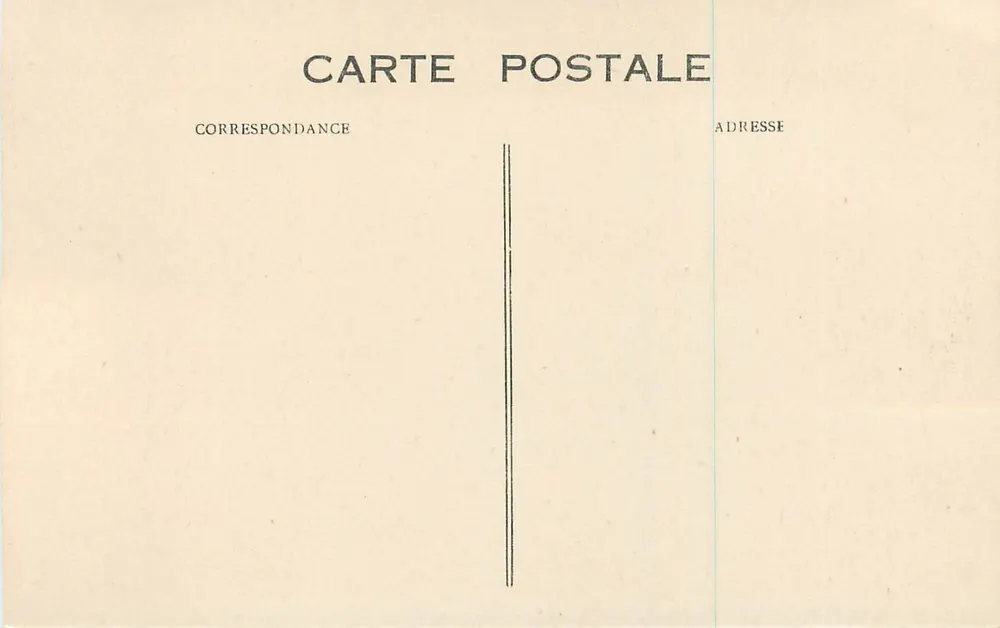 Le Havre — Um canto da Praia com maré baixa — La. F., Le Havre, n°161 - Verso