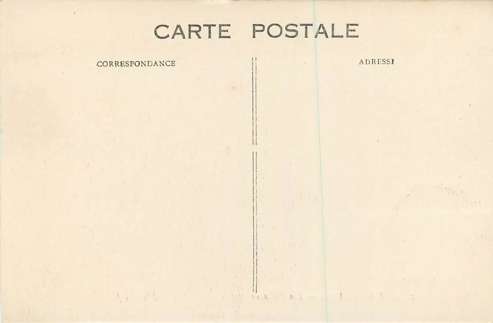 Le Havre — La Falaise — The Cliff - Verso