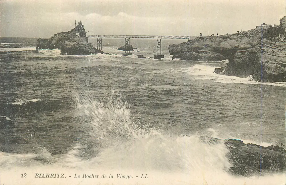 Biarritz - O Rocher de la Vierge — LL, n°12 - Frente