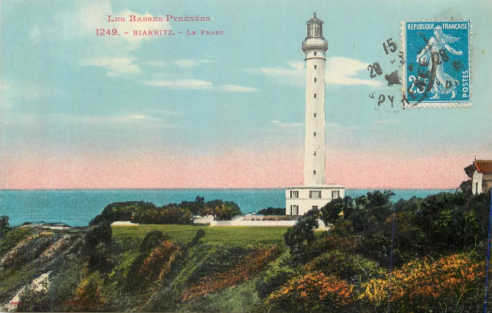 Biarritz - O Farol — Les Basses-Pyrénées, n°1249 - Frente