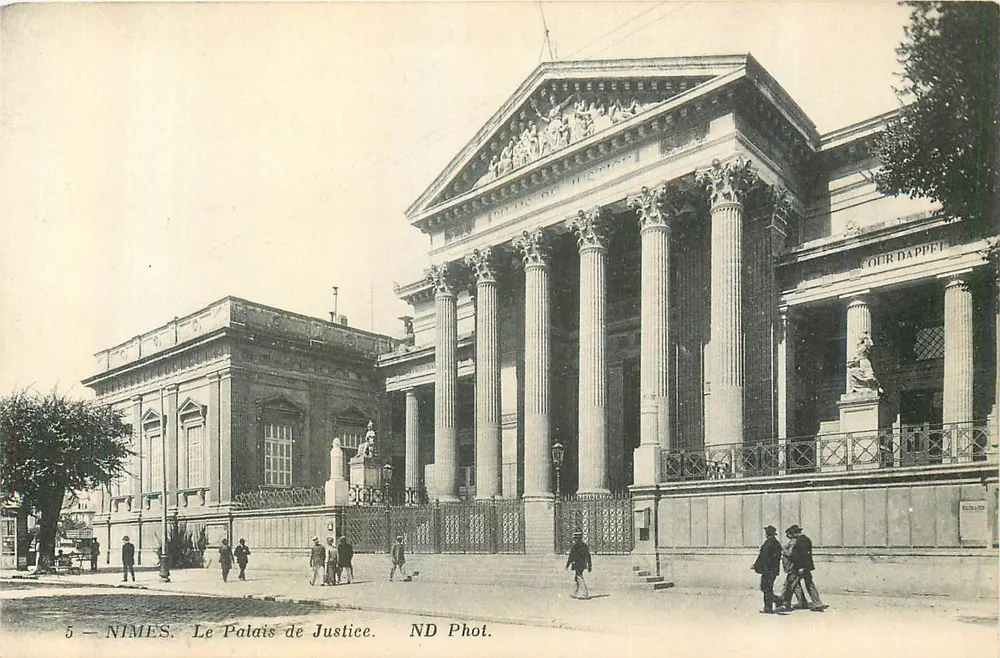 Nîmes. The Palace of Justice — ND Phot. — Series 5 - Front