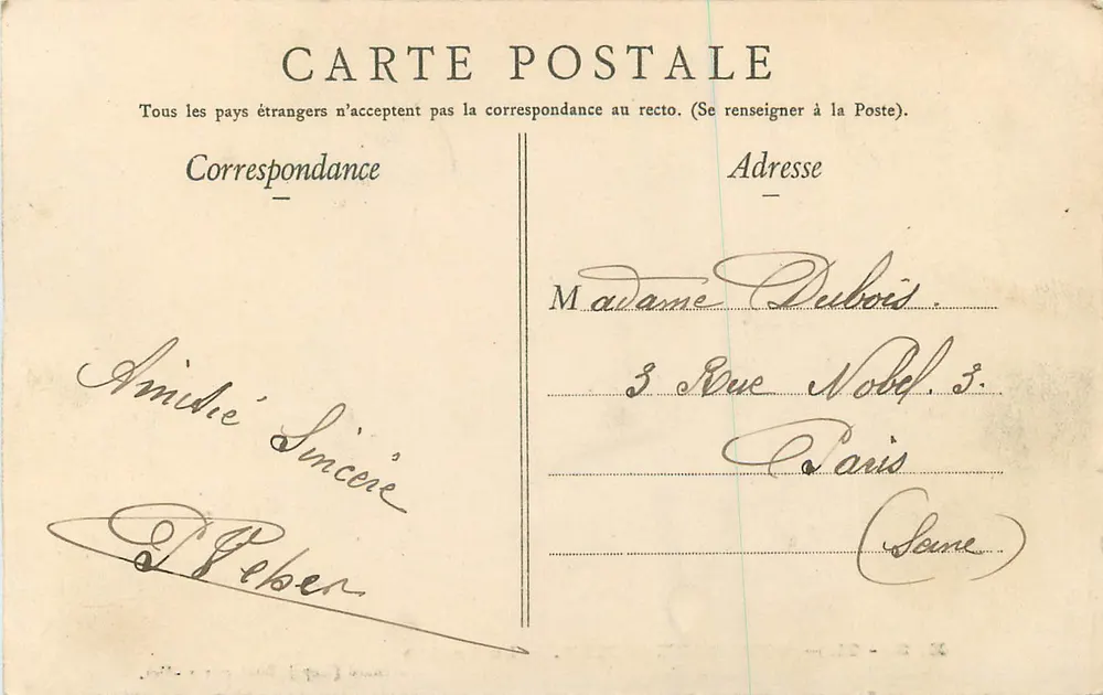 Le Casino — Boulogne-sur-Mer — Stevenard (Dép.) - Verso