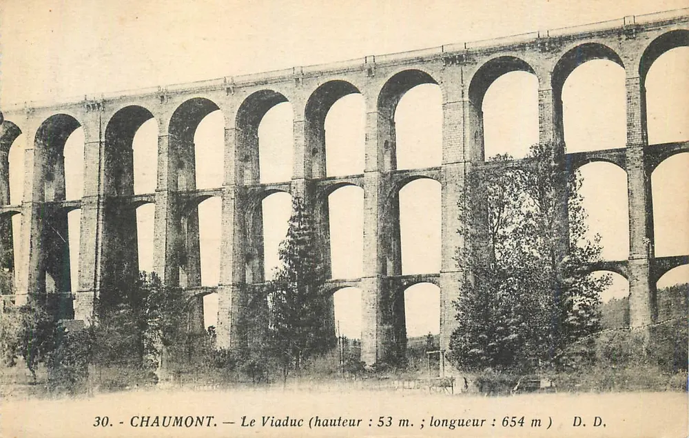 Chaumont — Le Viaduc — D. D. - Recto