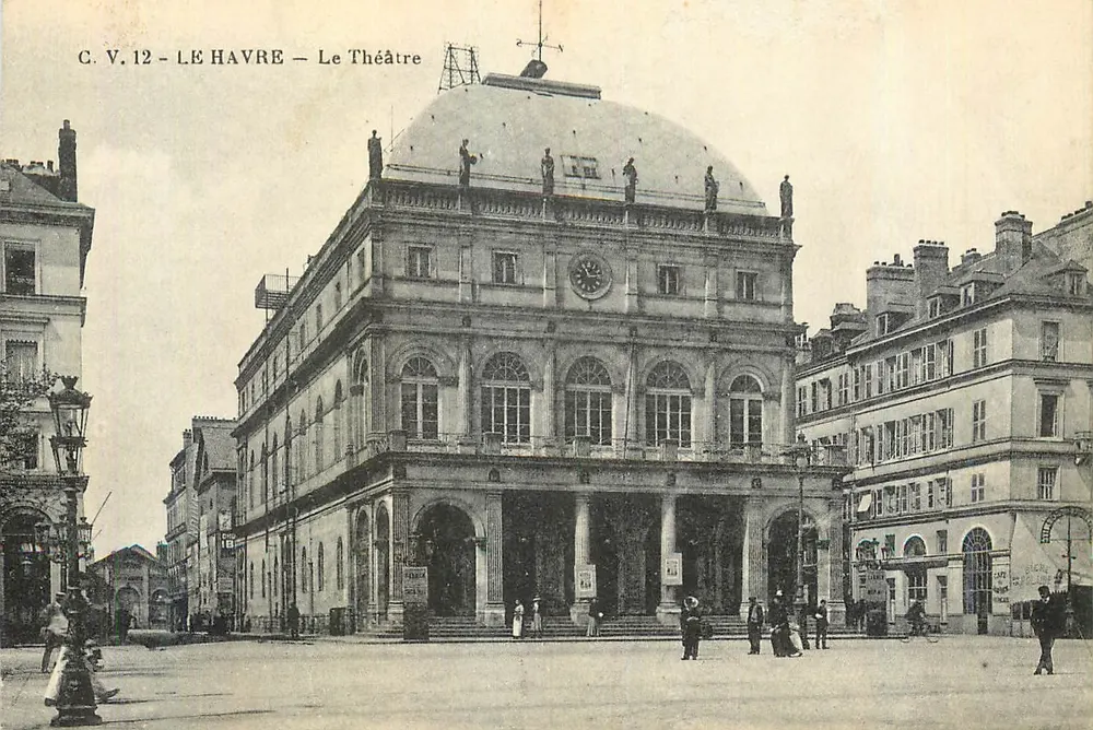 Le Havre — Le Théâtre — G. V. 12 - Recto
