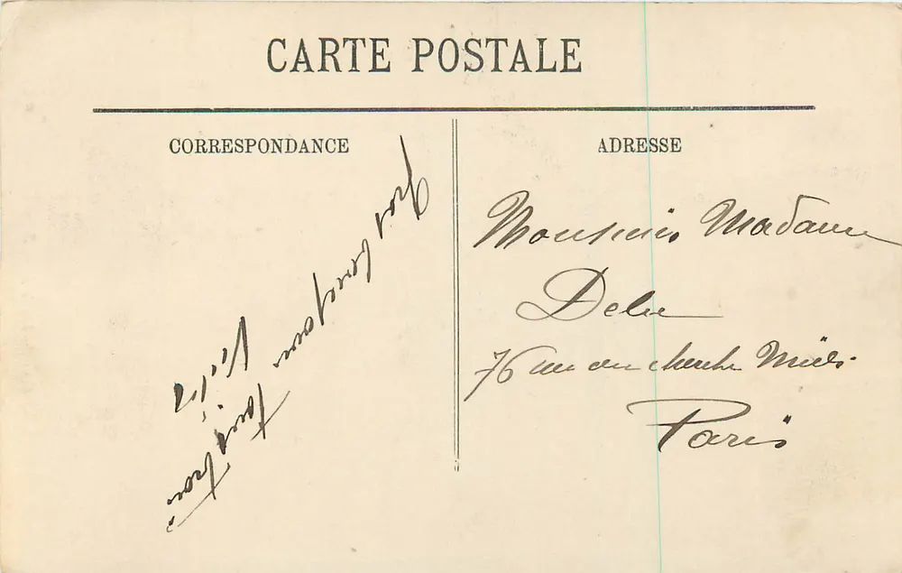 Le Mans — Cour du Musée de la Reine Bérengère — LL. n°122 - Verso