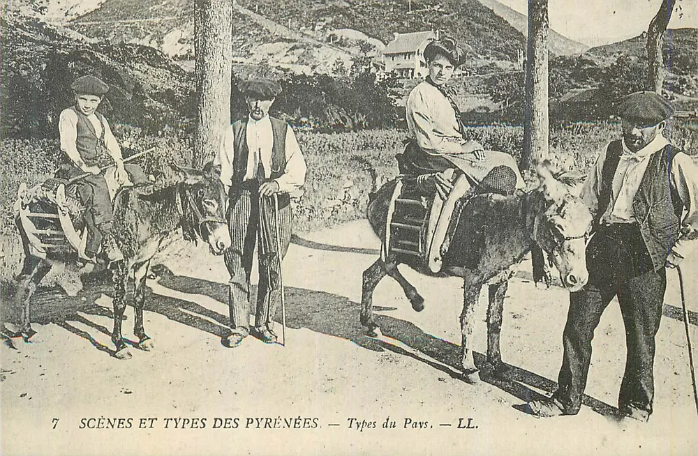Tipos do Pavs — Cenas e Tipos dos Pirineus — LL - Frente
