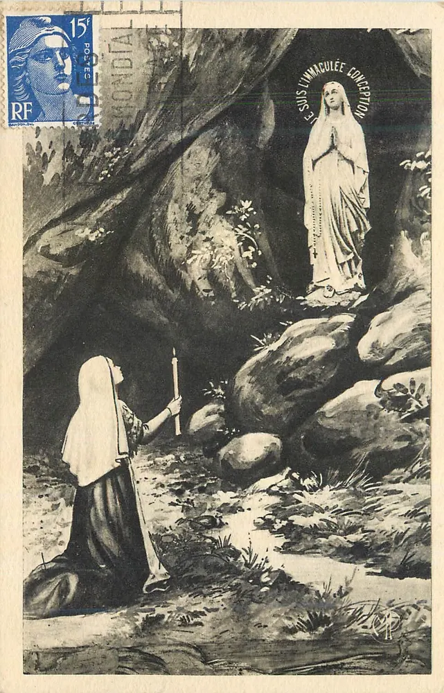 Lourdes — A Aparição — Edições Midi-Pyrénées - Frente