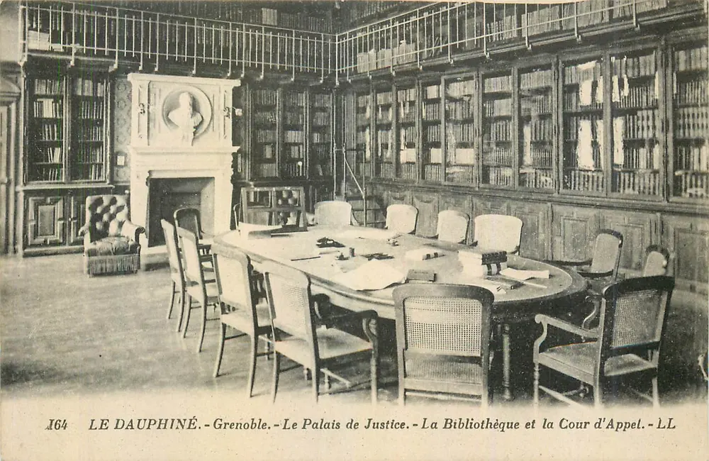 Das Dauphiné - Grenoble - Das Palast der Gerechtigkeit - Die Bibliothek und das Berufungsgericht - LL - Vorderseite