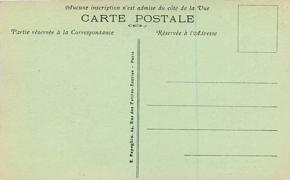 Castelo de Chantilly — A Biblioteca — A.P. - Verso