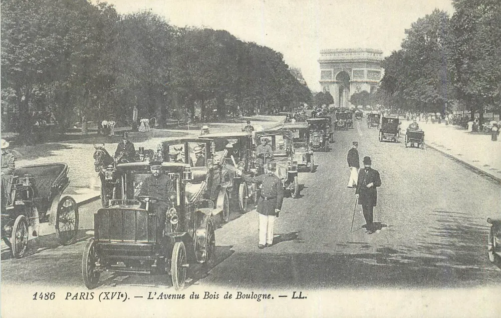 Paris (XVI) — Avenue des Bois de Boulogne — LL. — Nr. 1486 - Vorderseite