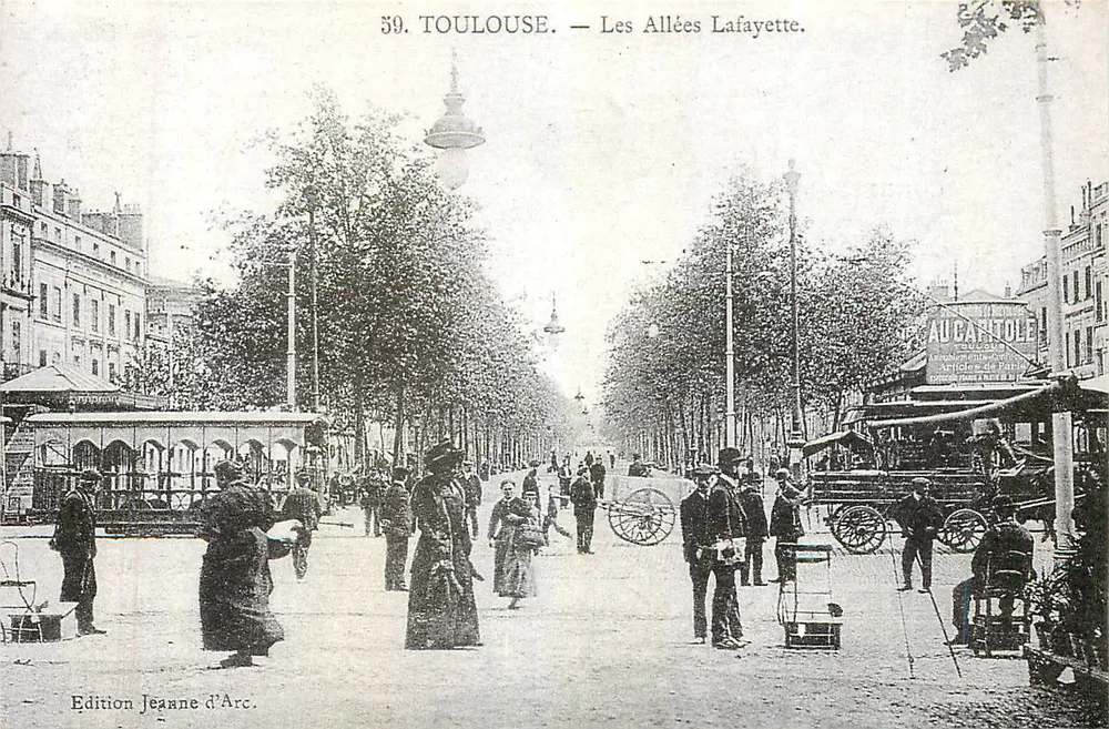 Toulouse — Les Allées Lafayette — Edição Jeanne d'Arc - Frente