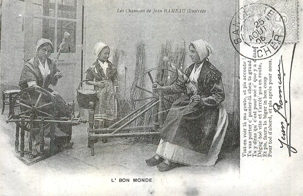 L'Bon Monde — Piosenki Jana Rameau z ilustracjami — Wydawca Albin-Michel - Awers