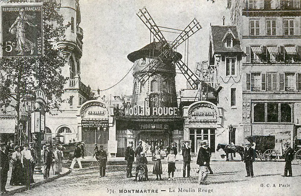 Le Moulin Rouge — Montmartre — G.C.A Paris - Frente