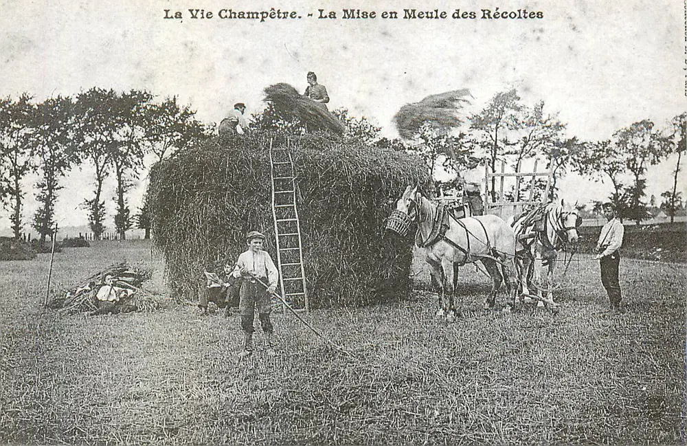 Ländliches Leben — Das Stapeln der Ernte — Edition Genève S.A. - Vorderseite