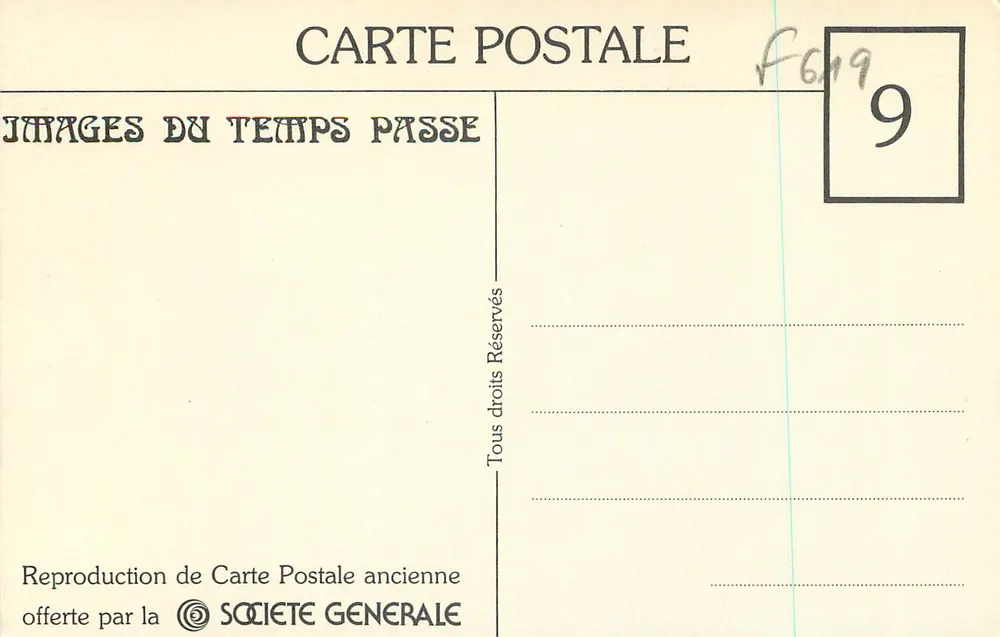 Paris — Les Halles — Suzanne Frankhier — C.M. — n°459 - Verso