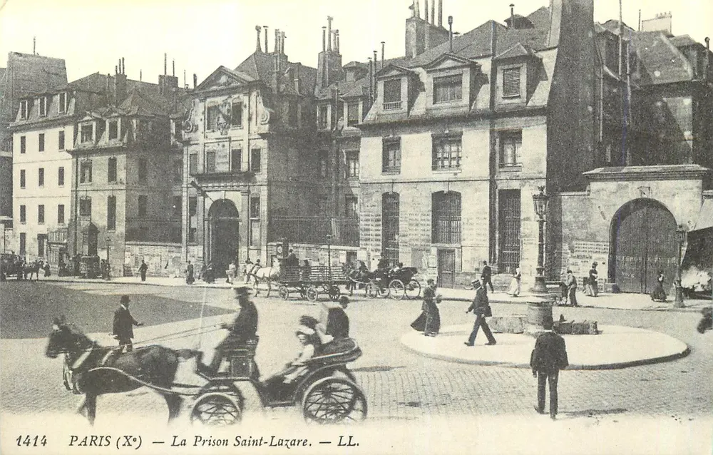 Paris (X°) — A Prisão Saint-Lazare — LL. - Frente