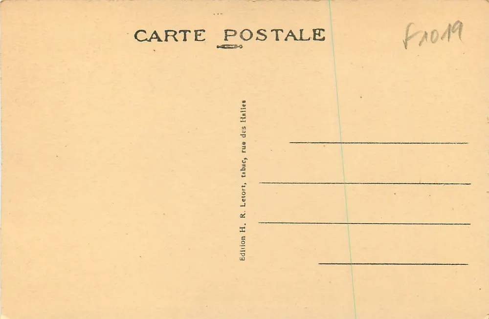 Les Sables-d'Olonne (Vendée) — Der Kanal und die Arundel-Turm — Edition H. R. Letort - Rückseite