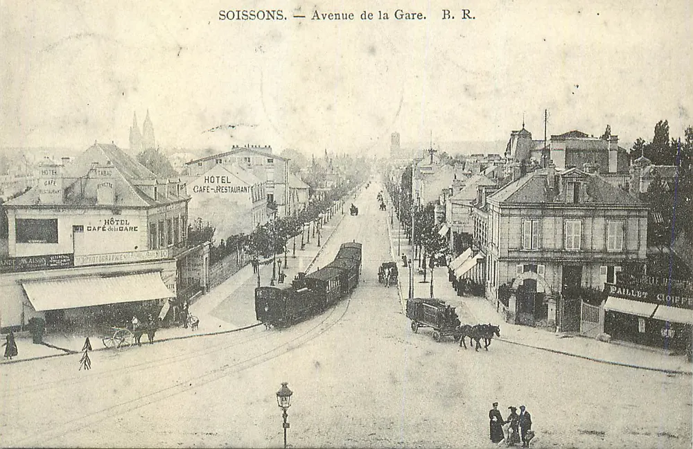 Soissons — Avenida da Estação — B. R. - Frente