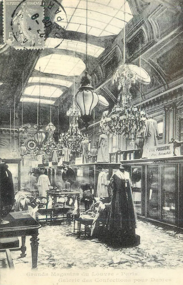 Grandes Magasins du Louvre — Galerie des Confection pour Dames — Paris - Frente