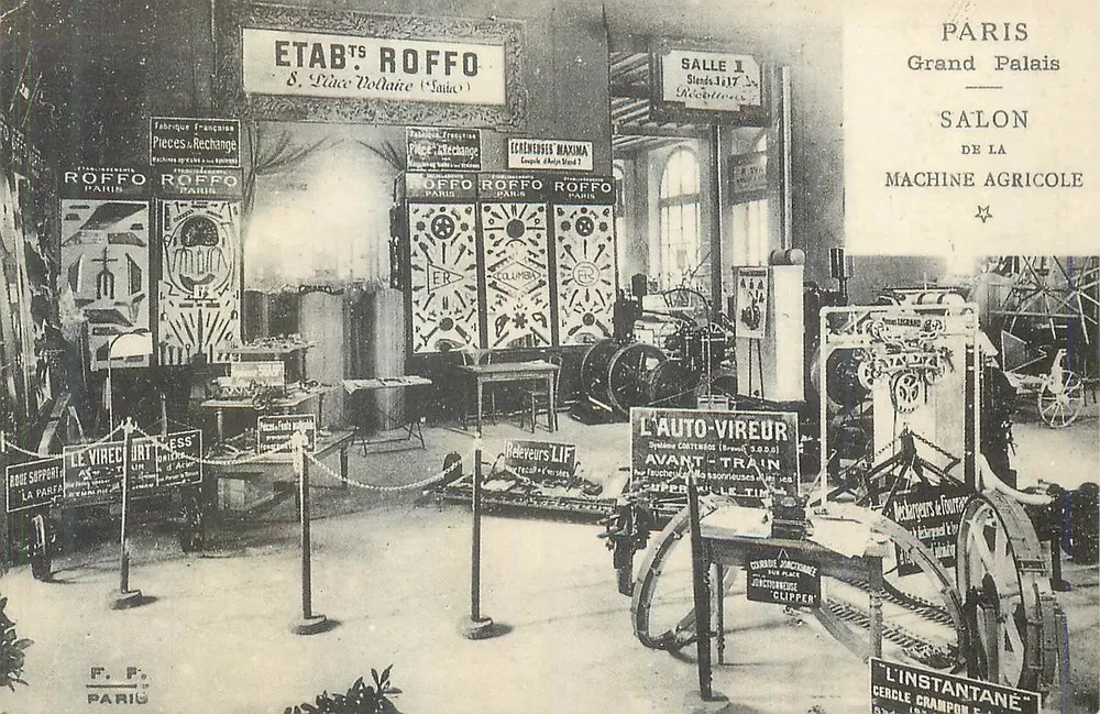 Salon de la Machine Agricole — Paris, Grand Palais — Étab. Roffo - Recto