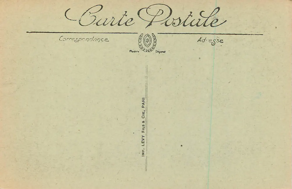 NICE — Panoramablick auf die Jardins du Roi Albert Ier — SELECTA - Rückseite