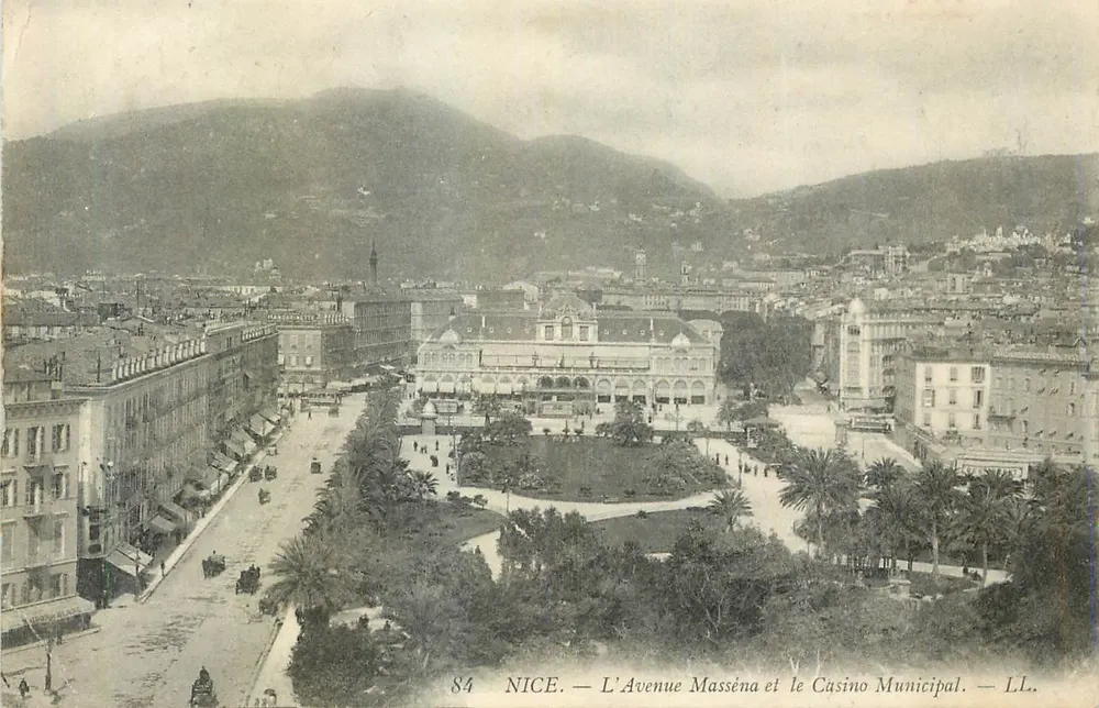 Nice — Avenue Masséna und das Municipale Casino — LL. - Vorderseite