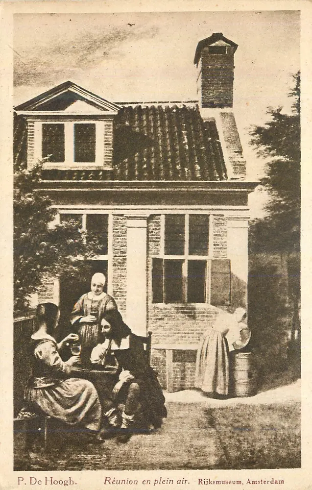 Landschaftsansicht — P. De Hoogh — Rijksmuseum, Amsterdam - Vorderseite