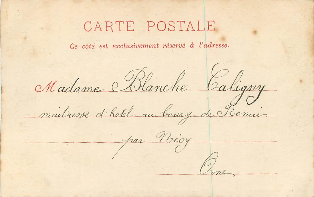 Lourdes — A Basílica e a Gruta — Imp. Royer et Cie, Naucy, n°217 - Verso