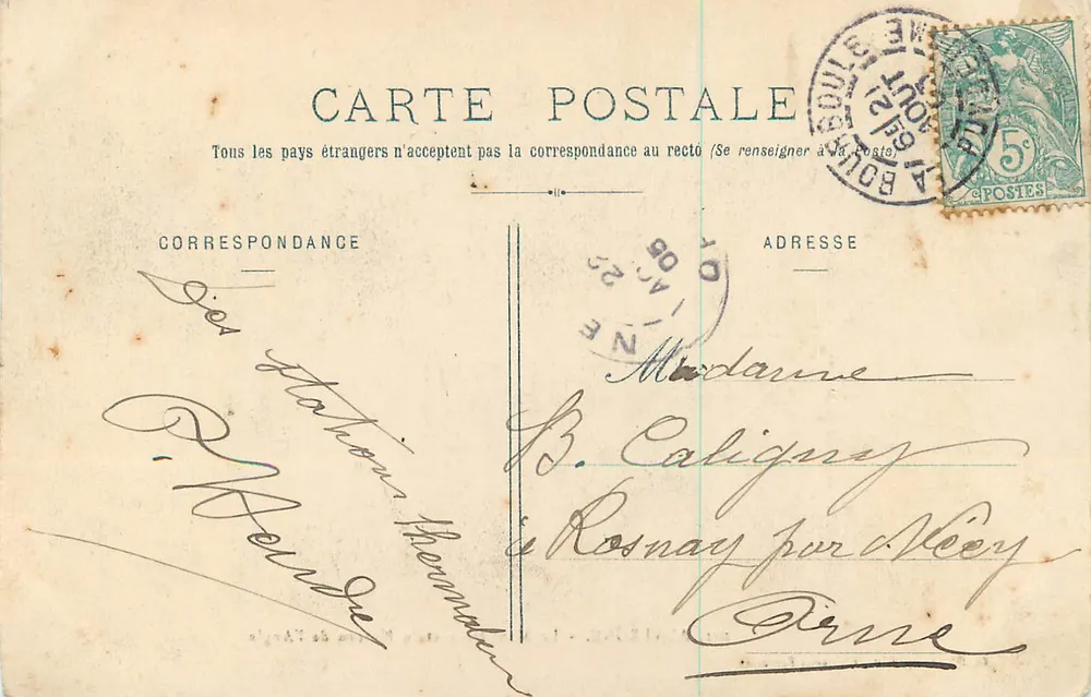 Auvergne - Le Mont-Dore et le Plateau de l'Angle — G. Delaunay, édit., Clermont-Ferrand - Verso
