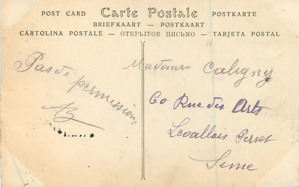 Lisieux — Ancien Palais épiscopal, cheminée de la Chambre dorée — ND Pbot. - Verso