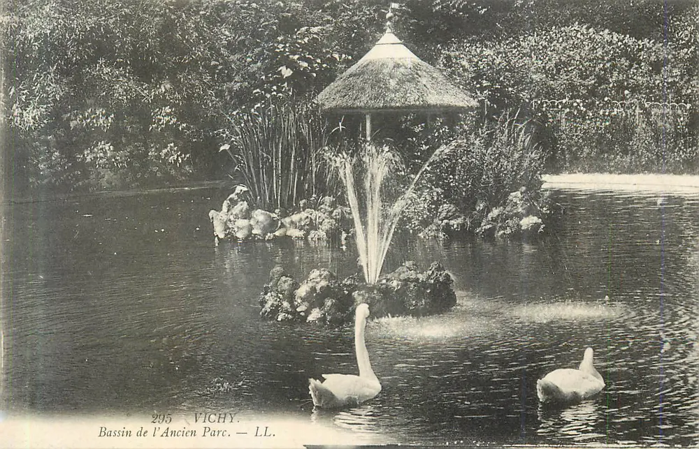 Bassin de l'Ancien Parc — Vichy — LL, n°295 - Recto