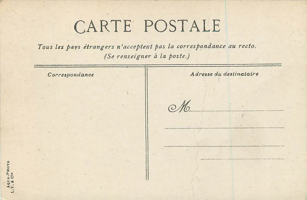 Hortleure — Calvaire da Graça — editor L.Y. & Cie, n° 336 - Verso