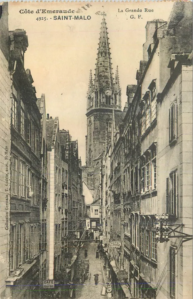 Saint-Malo — La Grande Rue — Verlag G.F. - Vorderseite