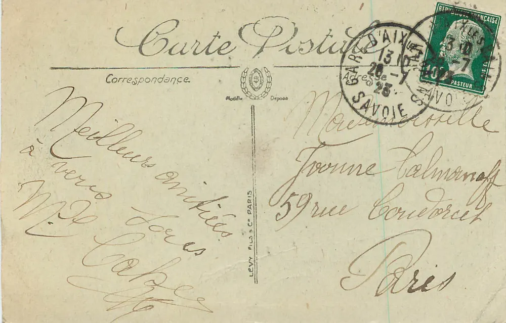 Aix-les-Bains — Abadia d'Haute-combe — LL. 52 - Verso