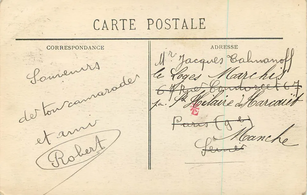 Biarritz (Côte Basque) — Rochers de la Loge — BR 1352 - Verso