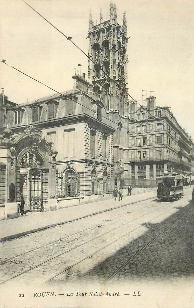 Rouen — Torre de São André — LL. n°22 - Frente