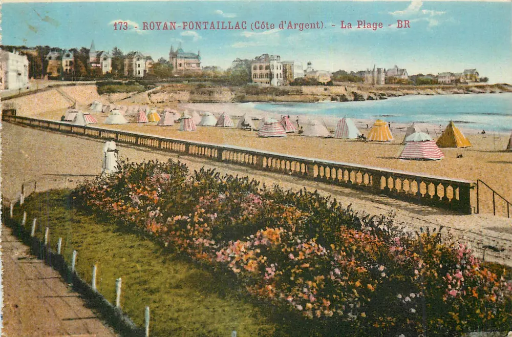 Royan-Pontaillac (Côte d'Argent) — A Praia — BR — n°173 - Frente