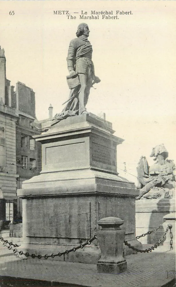 METZ — O Marquês Fabert — Editor Neurdein Frères, Paris - Frente