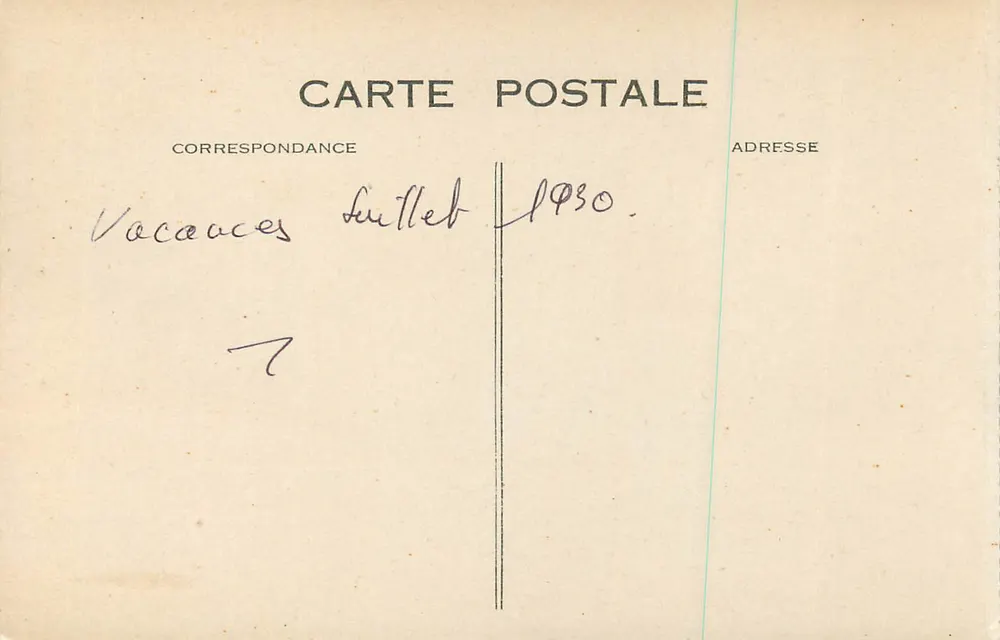 ÉTRETAT. La Plage et Falaise d'Amont — G. P. Le Havre, n°52 - Verso