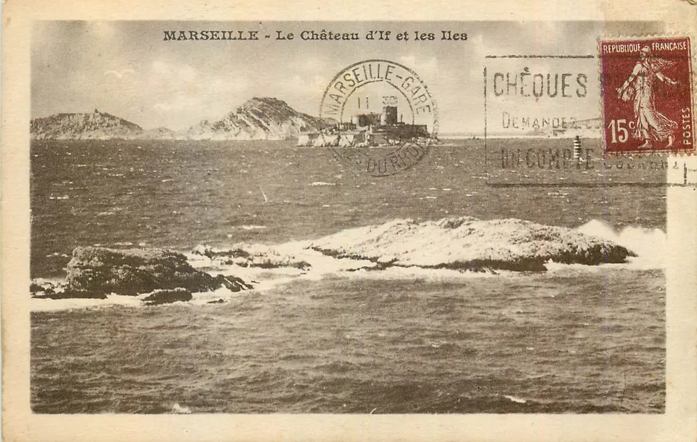 Marseille - Het Kasteel van If en de Eilanden — uitgever niet geïdentificeerd - Voorkant