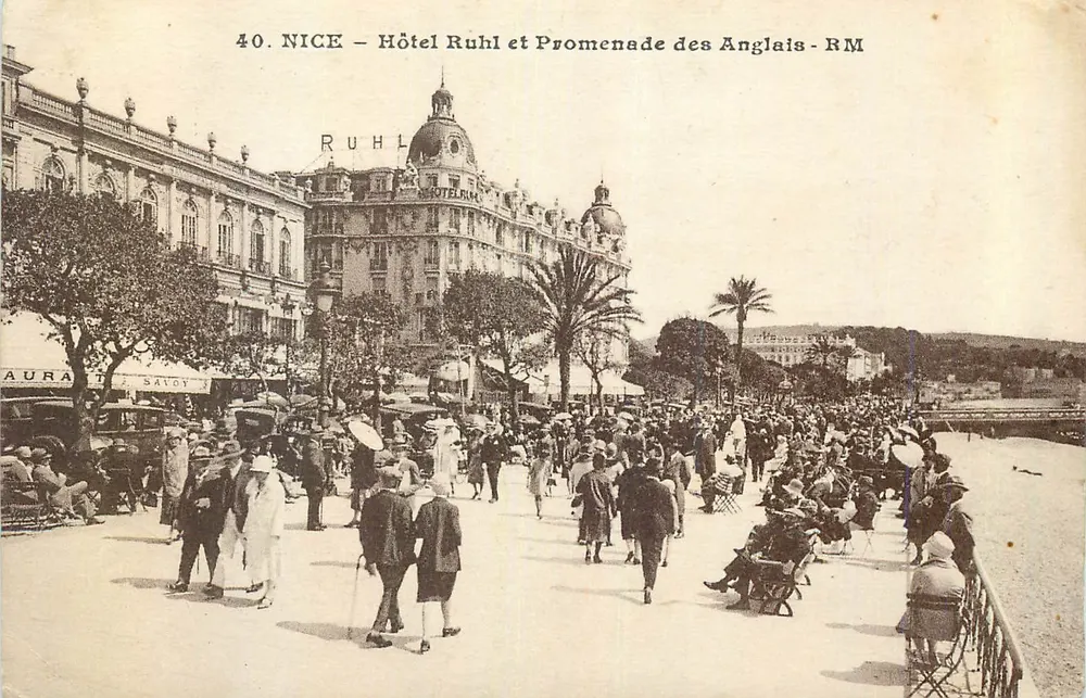 Nice – Hôtel Ruhl et Promenade des Anglais – RM - Recto