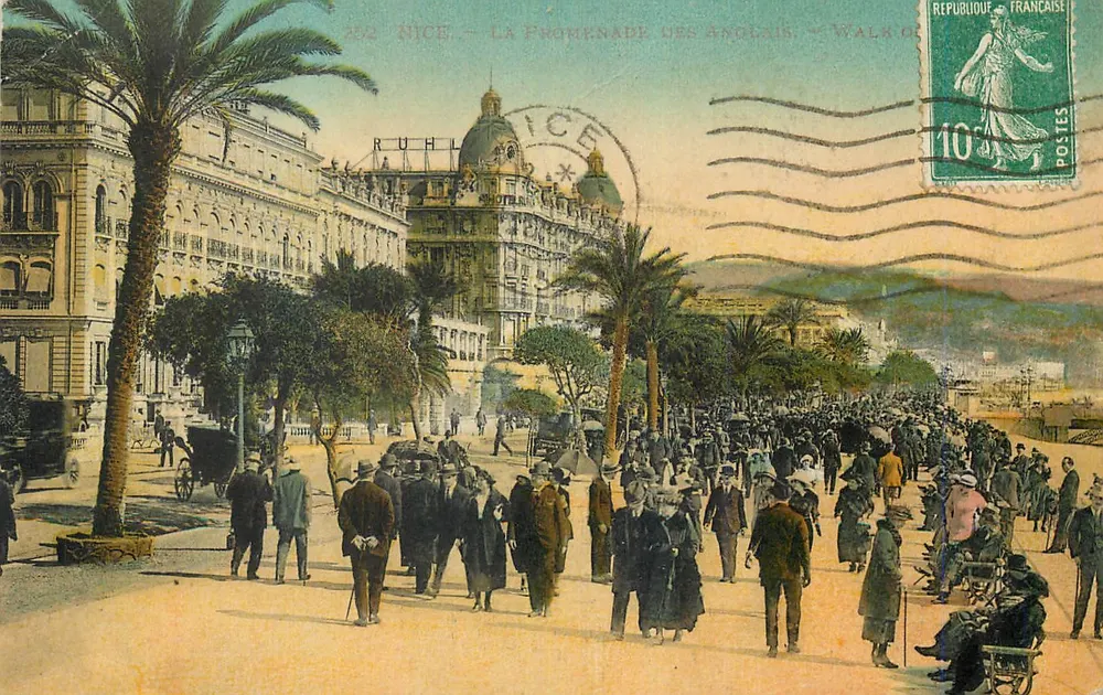 Nice — A Promenade dos Ingleses — Walk of the English — Ruhle - Frente