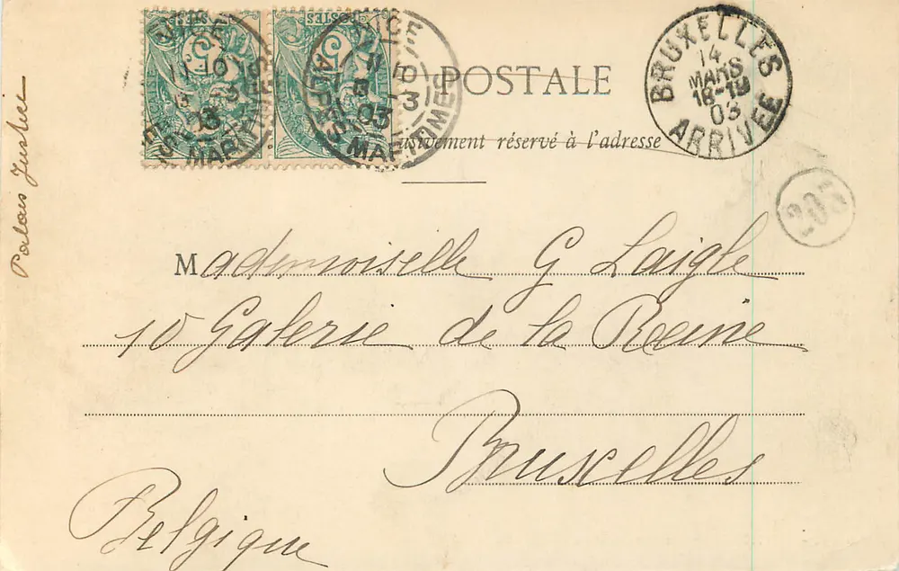 Nice — Promenade dos Ingleses — Editor Gileita, fot. Nice, n° 694 - Verso