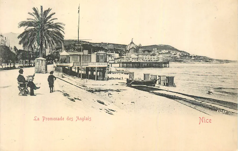 A Promenade dos Ingleses — Nice — Dains Chauds - Frente