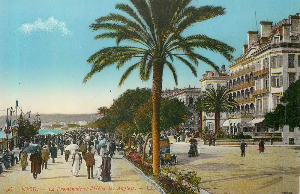Nice — La Promenade et l'Hôtel des Anglais — LL. — N° 56 - Recto