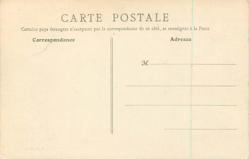 Promenade dos Ingleses — Nice — editor R. F. Paris, n° 26 - Verso