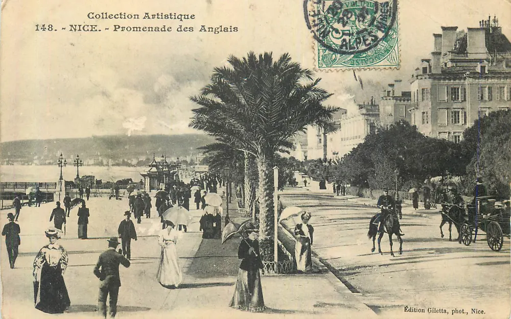 NICE - Promenade des Anglais — Artistieke Collectie 148 — Uitgave Giletta, fot., Nice - Voorkant