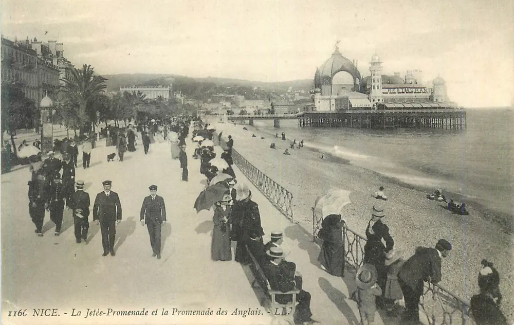 NICE - Die Mole - Promenade und Promenade des Anglais - LL - Vorderseite